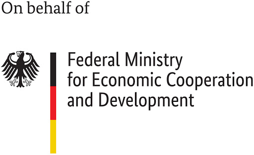 On behalf of Federal Ministry for Economic Cooperation and Development logo